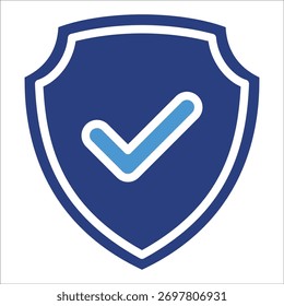Elemento De Ícone De Blindagem Verificado Para Projeto