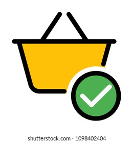 Verified shopping basket