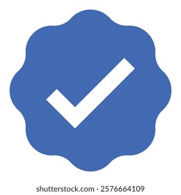 verified sign symbol vector icon