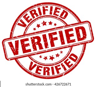 Verified. Stamp