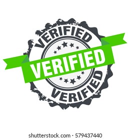 Verified stamp,sign,seal,logo