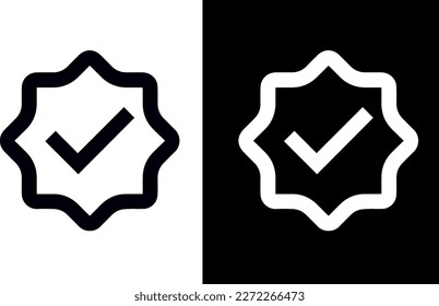 Verified Status Icon vector design