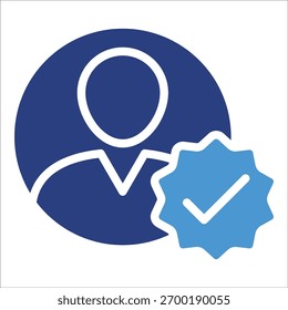 Elemento De Ícone De Usuário Verificado Para Design