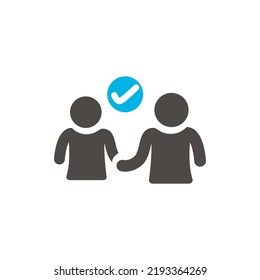 verified user icon. vector illustration design that is very suitable for websites, apps, banners etc.