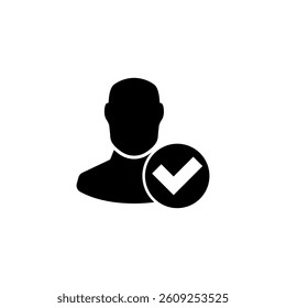 Verified user profile icon with checkmark.