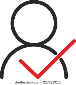 Verified user Vector Icon which is suitable for commercial work and easily modify or edit it
