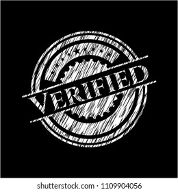  Verified written on a blackboard