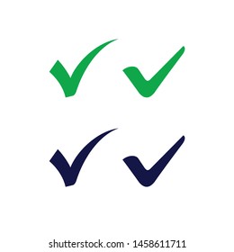 Verify Icon, Check mark logo vector, Check mark icon vector