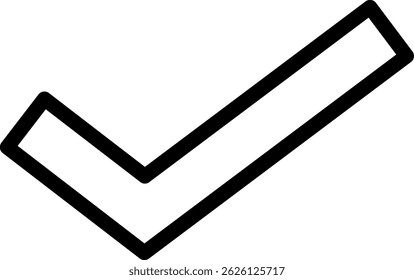 Verificar Vector de ilustración de icono de línea