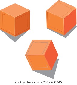 verious views of a cube