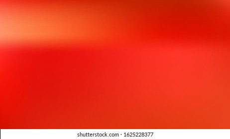 Vermilion colored abstract gradient mesh Background. Plain texture. Magic style blend. Easy to edit fresh color vector illustration. Net banner template. Fresh trendy fantasy. 