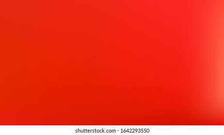 Vermilion colored abstract gradient mesh Background. Easy to edit net color vector illustration. Magic style bright. Pure banner template. Clear trendy fantasy.  Minimal texture.