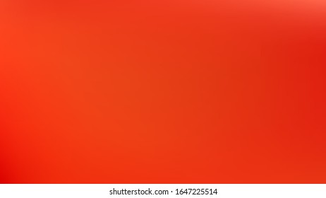 Vermilion colored abstract gradient mesh Background. Cool banner template. Easy to edit pure color vector illustration. Magic style modern. Pure trendy fantasy.  Creative texture.