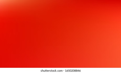 Vermilion colored abstract gradient mesh Background. Magic style blur. Pristine trendy fantasy.  Plain texture. Easy to edit cool color vector illustration. Net banner template.