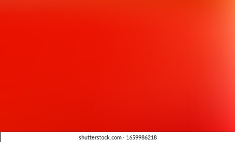 Vermilion colored abstract gradient mesh Background. Pristine banner template. Breezy trendy fantasy.  Magic style blend. Easy to edit cool color vector illustration. Minimal texture.