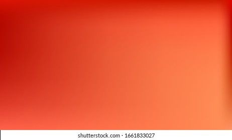 Vermilion colored abstract gradient mesh Background. Fresh banner template. Easy to edit breezy color vector illustration. Magic style blend. Plain texture. New trendy fantasy. 