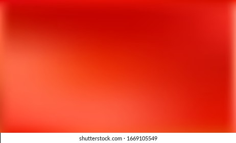 Vermilion colored abstract gradient mesh Background. Pure banner template. Recent trendy fantasy.  Common texture. Easy to edit pure color vector illustration. Magic style smoot.