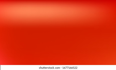 Vermilion colored abstract gradient mesh Background. Crisp banner template. Minimal texture. Magic style chilly. Easy to edit cool color vector illustration. Pure trendy fantasy. 