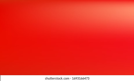 Vermilion colored abstract gradient mesh Background. Magic style modern. Easy to edit pure color vector illustration. Net trendy fantasy.  Clear banner template. Creative texture.