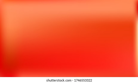 Vermilion colored abstract gradient mesh Background. Creative texture. New trendy fantasy.  Magic style blur. Easy to edit pure color vector illustration. Cool banner template.