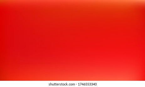 Vermilion colored abstract gradient mesh Background. Cool trendy fantasy.  Magic style bright. Easy to edit pristine color vector illustration. Common texture. Pure banner template.