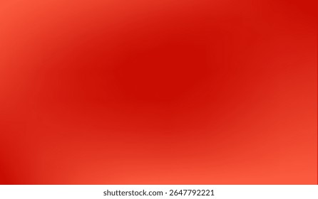 Vermilion colored abstract gradient mesh Background. Pure banner template. Recent trendy fantasy.  Common texture. Easy to edit pure color vector illustration. Magic style smoot.art