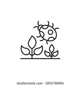 Vermin outline icon style illustration. EPS 10 File