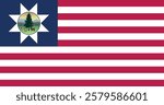 Vermont (1837-1923) Flag Vector Illustration Premium Quality