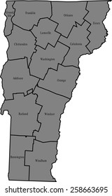 Vermont map