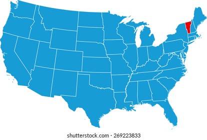 Vermont map