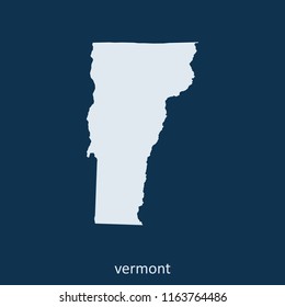Vermont map vector