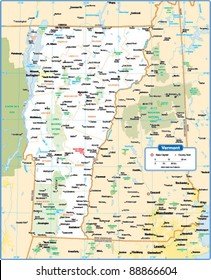 Vermont State Map