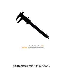 Vernier Caliper icon.vector illustration.