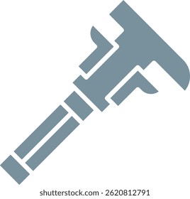 Vernier Caliper, Vektorsymbol. Kann für Druck-, Mobil- und Web-Anwendungen verwendet werden.