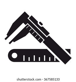 vernier calipers and ruler