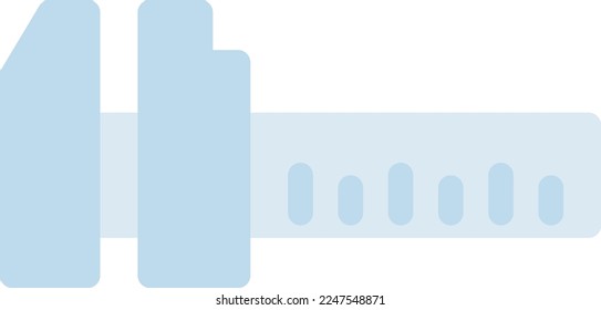 ilustración de vernier Vector en un fondo transparente. Símbolos de calidad superior. Iconos vectoriales de color de línea para el concepto y el diseño gráfico.