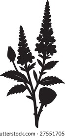 Veronica Flower Icon – Vector Illustration