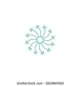 versatile arrow vector logo design template
