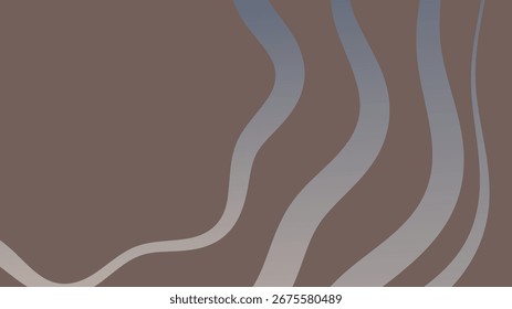 Fondo de Vector de onda Abstractas marrón versátil
