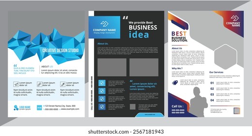 Versatile business flyer bundle featuring multiple design templates with customizable layouts, perfect for marketing, events, and corporate promotions.