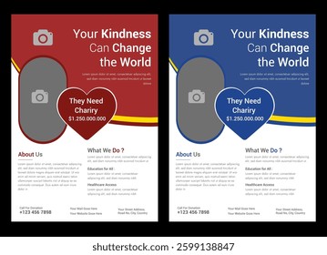 Versatile Charity Flyer Design Template for Nonprofits and Fundraising Campaigns charity, flier, poster, banner, event, design, template, donation, leaflet, animal volunteer, organization, shelter