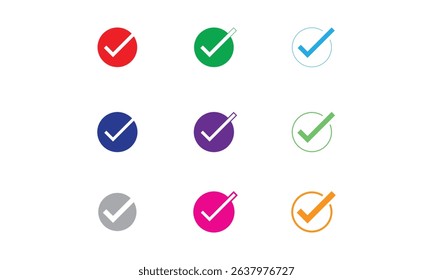 Versatile Check Icons for Clean, Minimalist UI Designs.