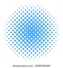 Versatile Circle Halftone Dot Texture for Decoration