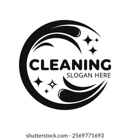 Versatile Cleaning Service Logo – High-Quality Editable Vector Design for Your Business