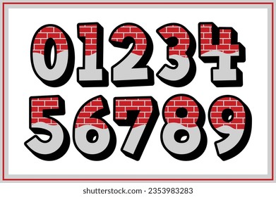 Versatile Collection of Brick Wall Numbers for Various Uses