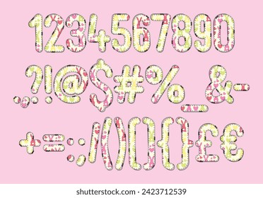Versatile Collection of Bunny Bliss Numbers and Punctuation for Various Uses