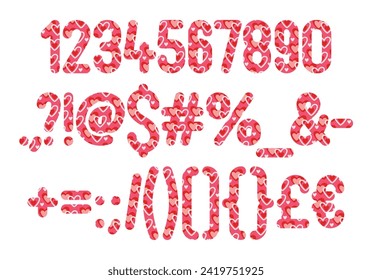 Versatile Collection of Cheerful Numbers and Punctuation for Various Uses