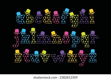 Versatile Collection of Christmas Tree Alphabet Letters for Various Uses