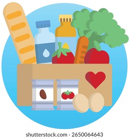 A versatile collection of clean, modern flat icons representing various food items and culinary concepts, perfect for websites, apps, and print materials.