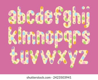 Vielseitige Sammlung von Cute Eggs Alphabet Letters für verschiedene Verwendungszwecke